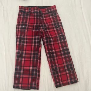 Janie & Jack red plaid pants